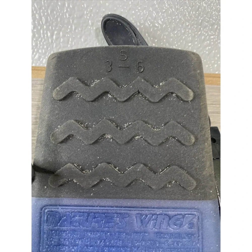 U.S. Divers Splitflex Diving Swimming Fins Flippers Blue‎ Size S Small 3-6 w Bag